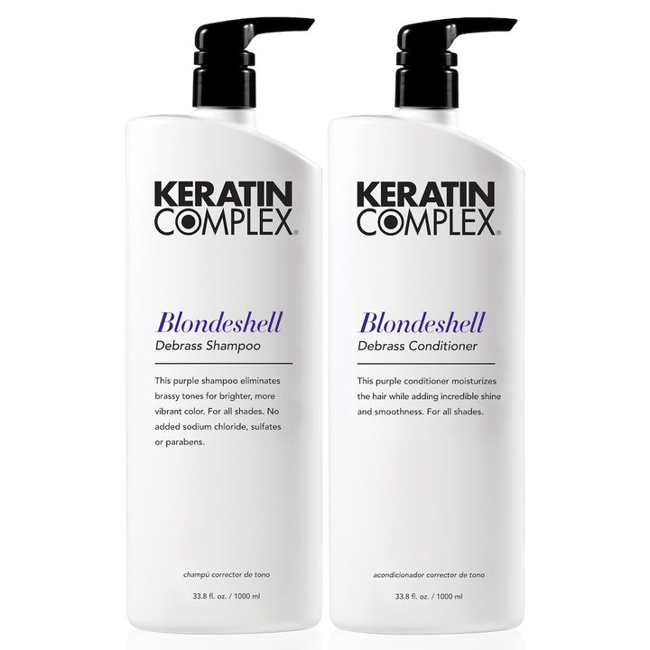 Blondeshell® Debrass Shampoo & Conditioner Liter Duo