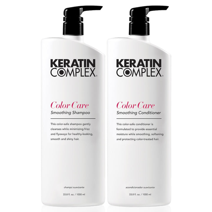 Color Care Smoothing Shampoo & Conditioner Liter Duo